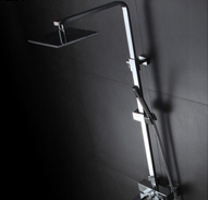 Shower elevating rack